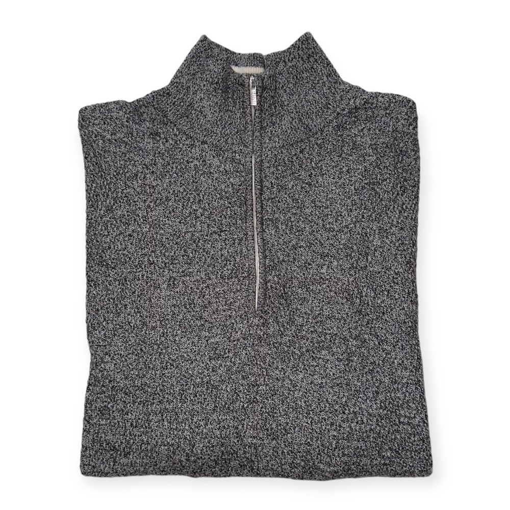🍂 Calvin Klein Knit Quarter Zip Pullover Sweater